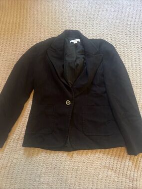 Coldwater Creek Black Single-Button Women's Blazer